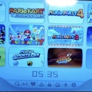 Custom Nintendo wii console with homebrew channel and software emulators
